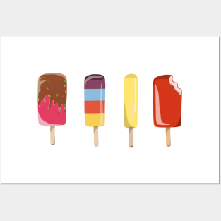 Little Ice Lollies Posters and Art